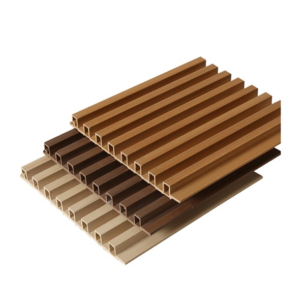 Panel plástico de pared decorativo de madera