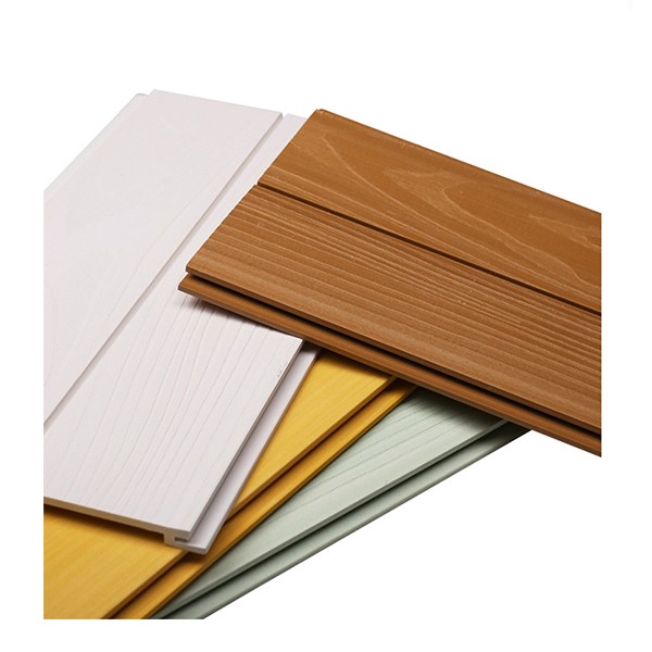 Panel plástico de pared decorativo de madera