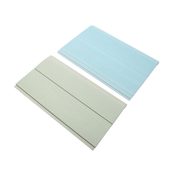 Panel plástico de pared decorativo de madera